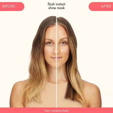 AMIKA Flash Instant Shine Mask before and after results