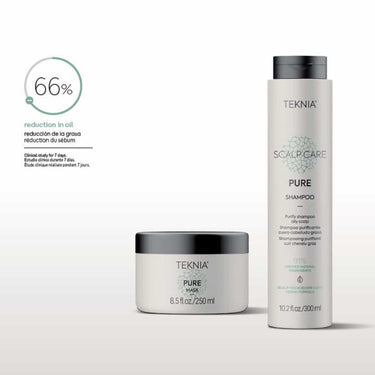LAKMÉ TEKNIA SCALP CARE Pure Shampoo and mask reduce oily hair and scalp