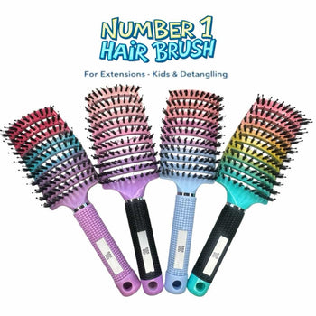 Number 1 hair brush for extensions, kids and detanglling