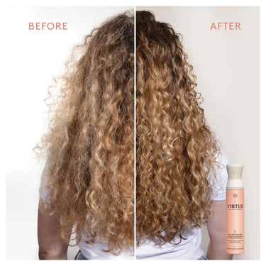 VIRTUE LABS Curl-Defining Whip 156g Before and after results