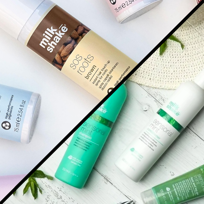 MILKSHAKE SENSORIAL MINT, CLEANSING, SOS ROOTS & SUN + MORE