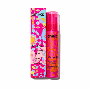 AMIKA Blockade Heat Defense Hair Serum A lightweight, glossy serum that protects hair from damage