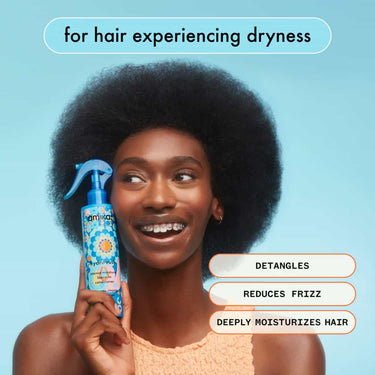 AMIKA Hydro Rush Intense Moisture Leave-In Conditioner, detangles, reduces frizz, deeply moisturises hair 