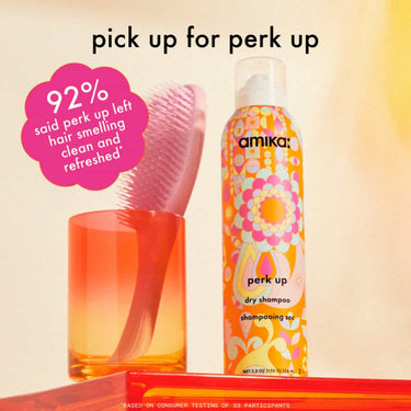 AMIKA Perk Up Talc-Free Dry Shampoo leave hair smelling clean and fresh