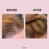 Before and after results with GLOWWA Hair Food, Australia's best hair vitamins for women