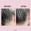 Before and after transformation of a woman's hair with GLOWWA Hair Food - the best hair vitamins in Australia