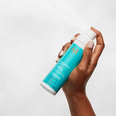 Boost body and bounce with Moroccanoil Volumizing Mist 160ml a lightweight styling mist designed to&nbsp;lift at the roots, build long-lasting volume, and create fuller-looking hair without any sticky or tacky residue