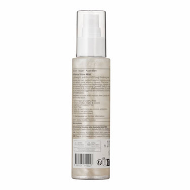 DAVROE Brilliance Shine Mist 125ml back of bottle