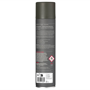 DAVROE Complete Aerosol Hairspray 400g back of packaging