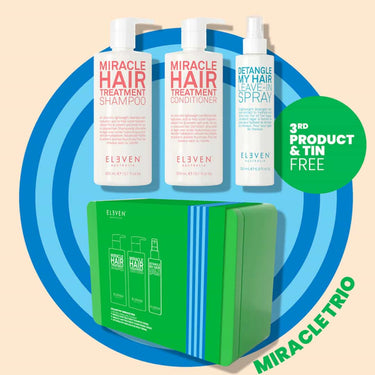 ELEVEN Australia Miracle Trio Colour Pop Giftset Hydration. Frizz Control. Shine