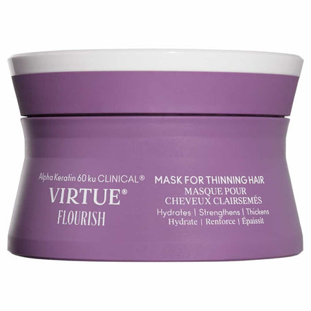 Experience Thicker, Stronger Hair with Virtue Flourish Mask for Thinning Hair