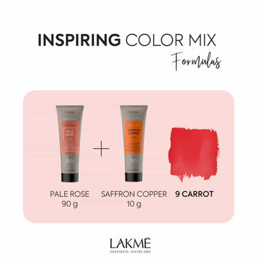 LAKME Teknia Refresh Pale Rose Mask and saffron copper mask