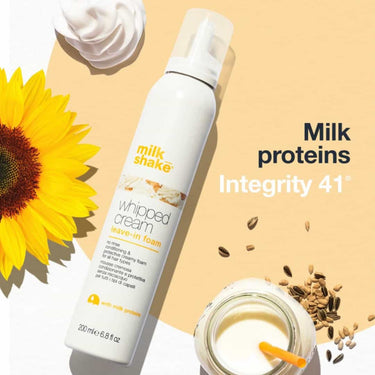 MILKSHAKE Whipped Cream Leave-In Foam milk proteins