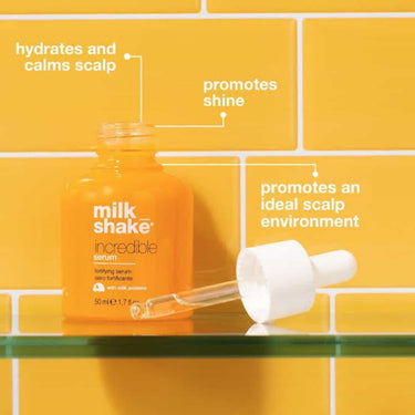 Milkshake Incredible Serum, hydrates and calms scalp, promotes shine, promotes an ideal scalp environment