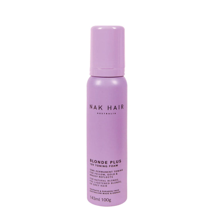 NAK HAIR Blonde Plus 10V Toning Foam 100ml