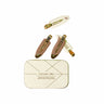 NATALIE ANNE Creaseless Setting Clips Choc/Ivory (10)