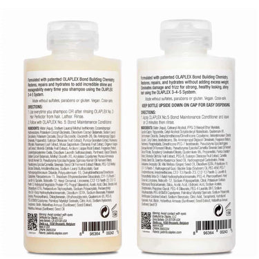 OLAPLEX 4 & 5 shampoo and conditioner VALUE PACK free shipping Australia wide back of bottles