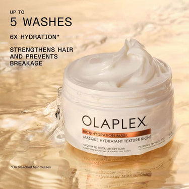 OLAPLEX Rich Hydration Mask 200ml up to 5 washes 6 times hydration, strengthens hair and prevents breakage