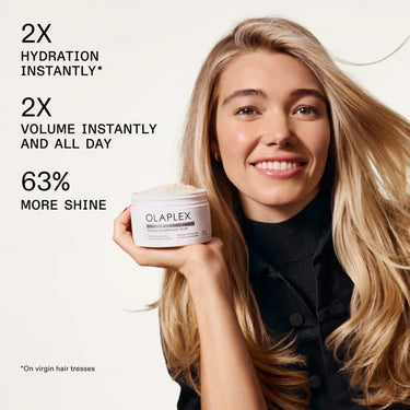 OLAPLEX Weightless Nourishing Mask 2 times hydration instantly, 2 times volume instantly and all day, 63% more shine