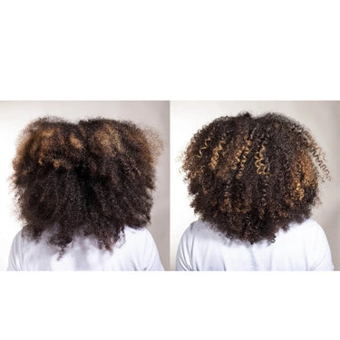 Virtue hair Curl Range amazing before and after results