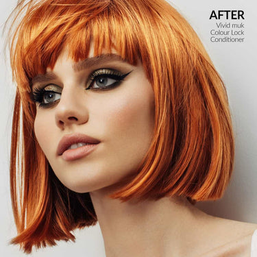 after using MUK Vivid muk Colour Lock Conditioner 