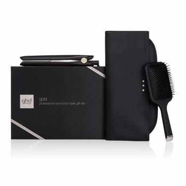 GHD GOLD® HAIR STRAIGHTENER GIFT SET IN BLACK - Trendz Studio