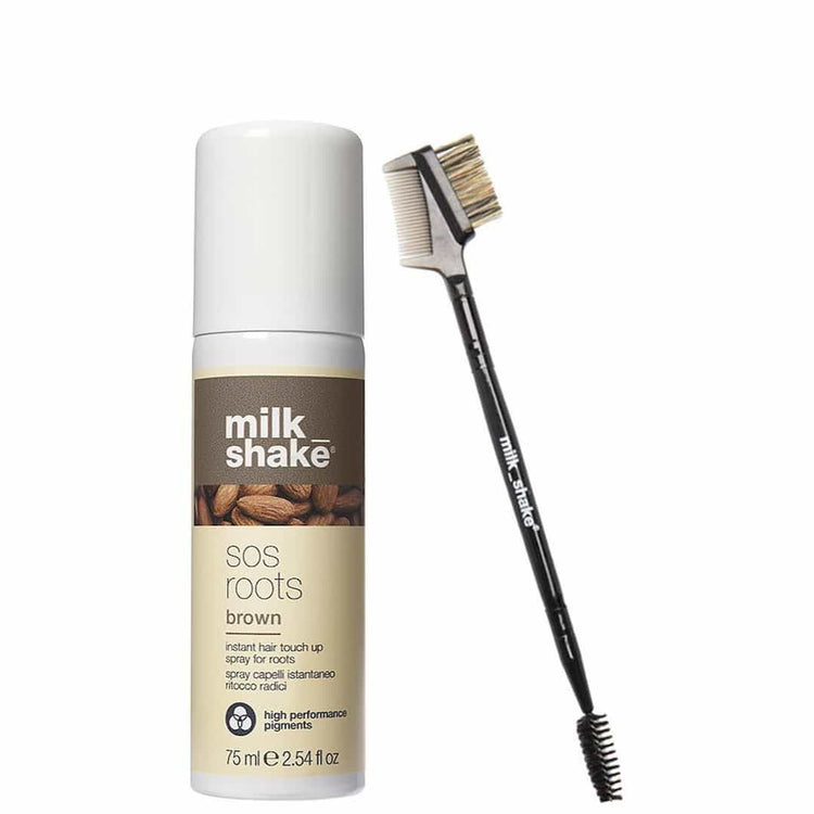 MILK SHAKE SOS Roots Touch Up Spray BROWN 75ml + Brush