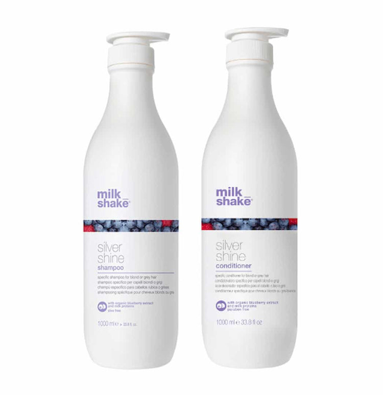 MILK SHAKE Silver Shine Shampoo & Conditioner 1000ml DUO PACK