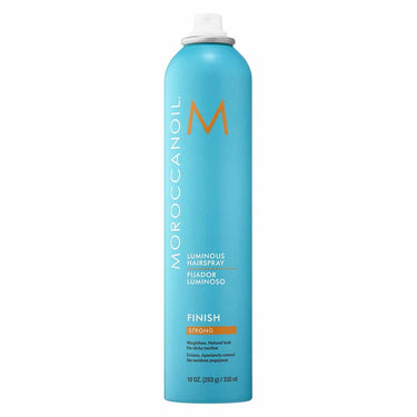 Moroccanoil Strong Hairspray 330ml – Flexible Hold and Long-Lasting Shine Create strong, lasting styles with Moroccanoil Strong Hairspray. This flexible hairspray offers a strong hold while maintaining a movable, natural feel. Its lightweight, non-sticky formula leaves hair with a reflective shield of shine that fights frizz and humidity