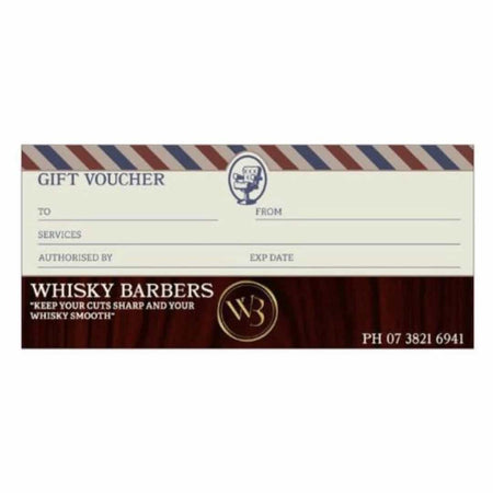 WHISKY BARBERS VOUCHERS